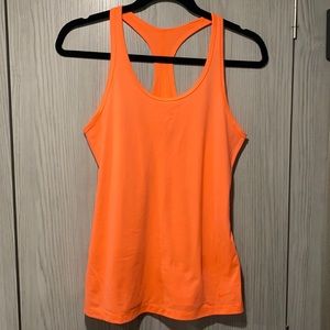 Under Armour coral racer back tank top